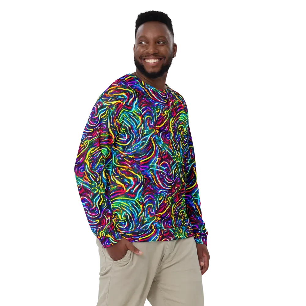 Prismatic Torrent on Sweatshirt — Front