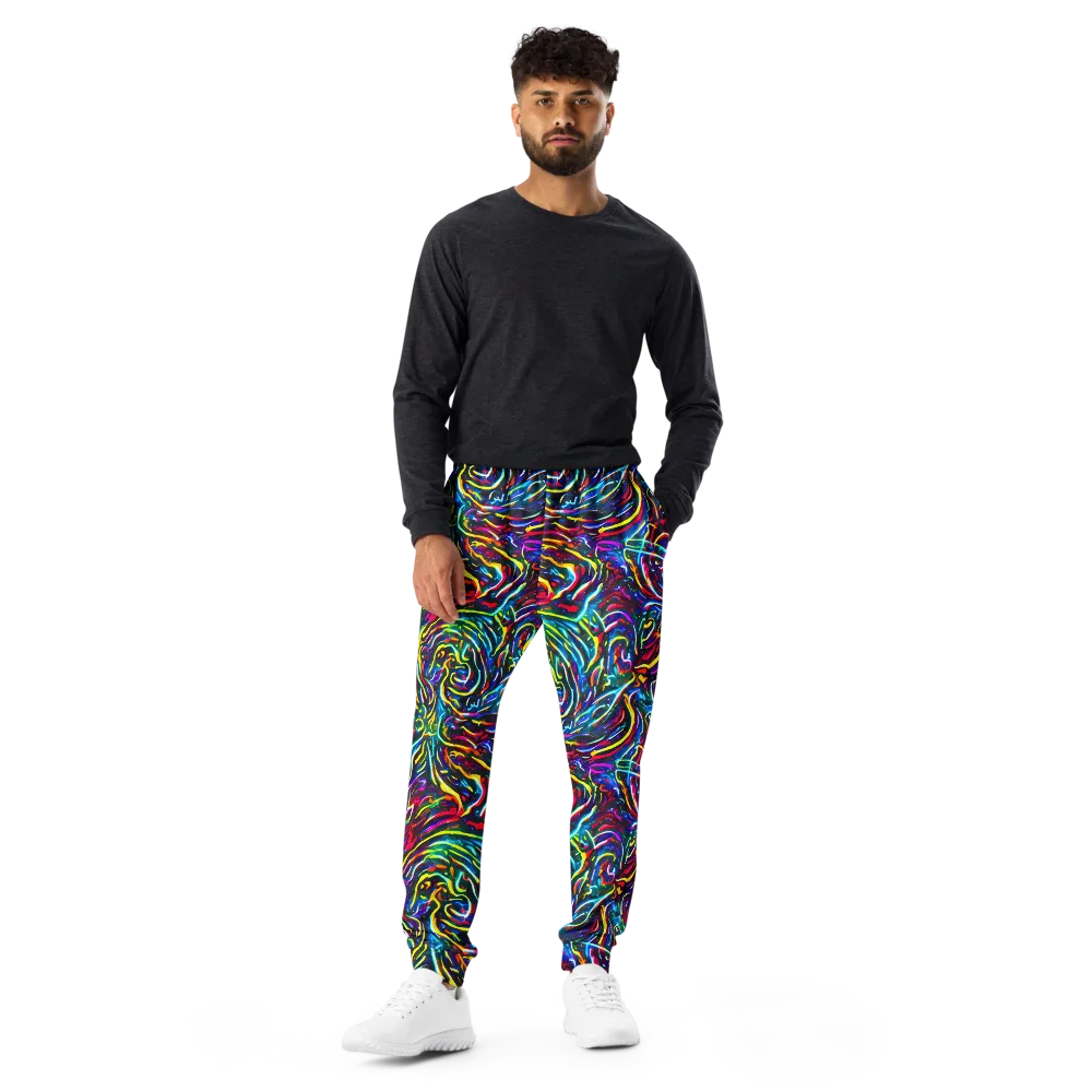 Prismatic Torrent on Men's Joggers — Front