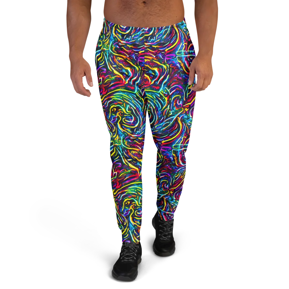 Prismatic Torrent on Men's Joggers — Front