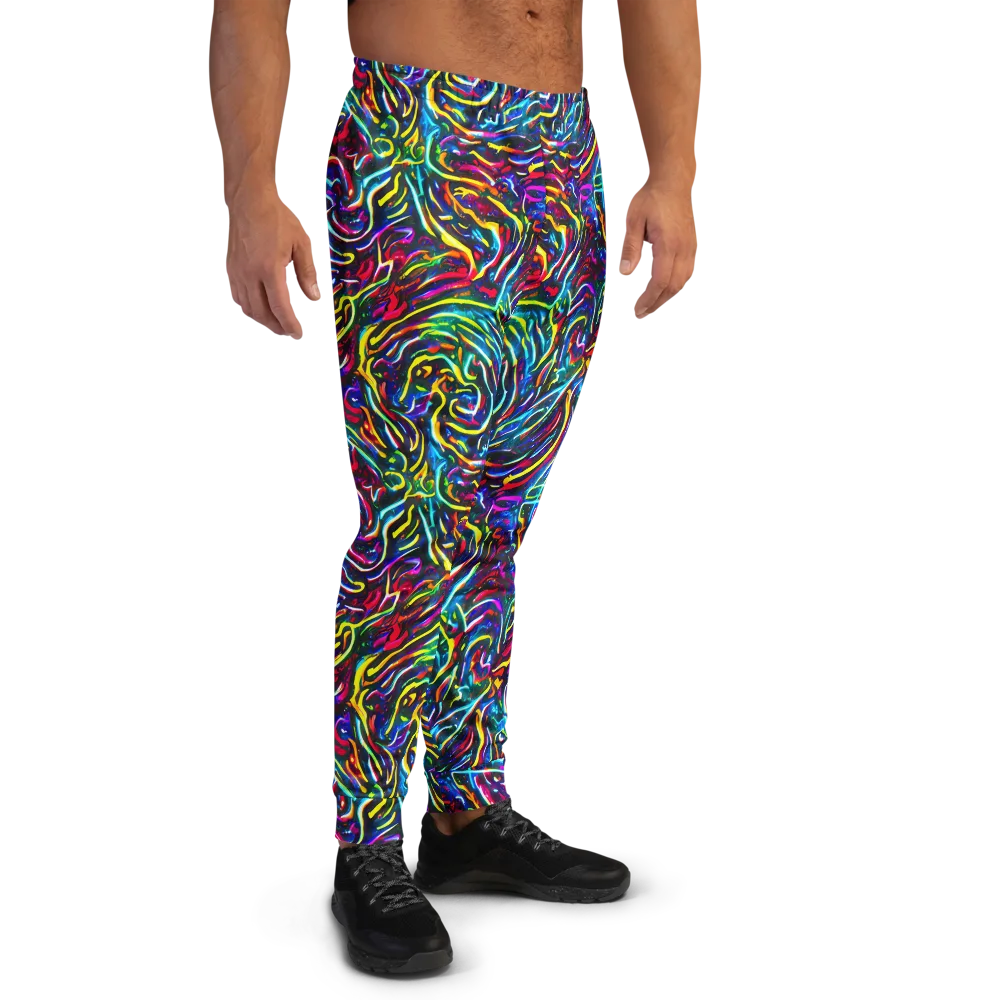 Prismatic Torrent on Men's Joggers — Right