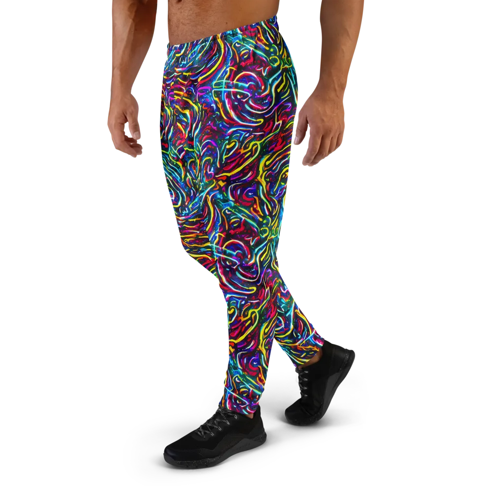 Prismatic Torrent on Men's Joggers — Left