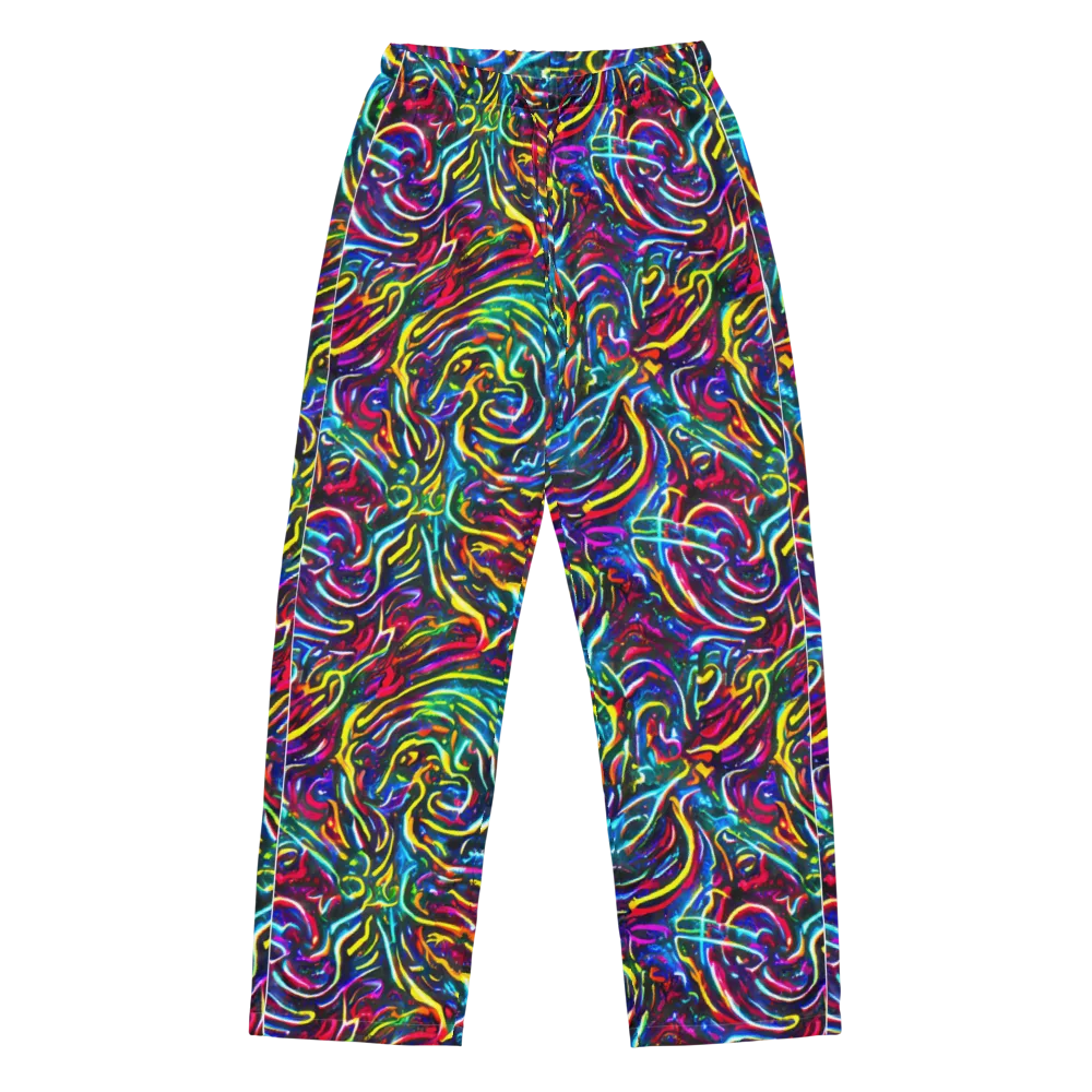 Prismatic Torrent on Women's Pajama Pants — Front