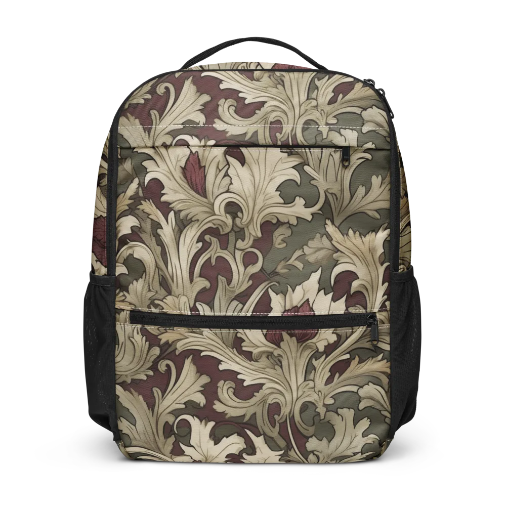 Baroque Verdure on Utility Backpack — Front