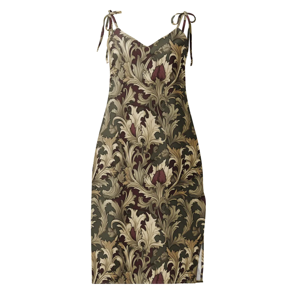 Baroque Verdure on Slip Dress — Front