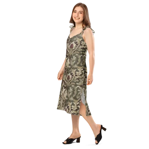 Baroque Verdure on a Slip Dress