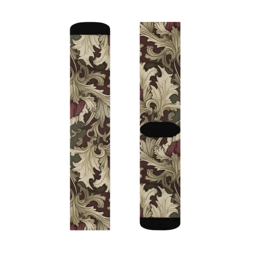 Baroque Verdure on a Socks