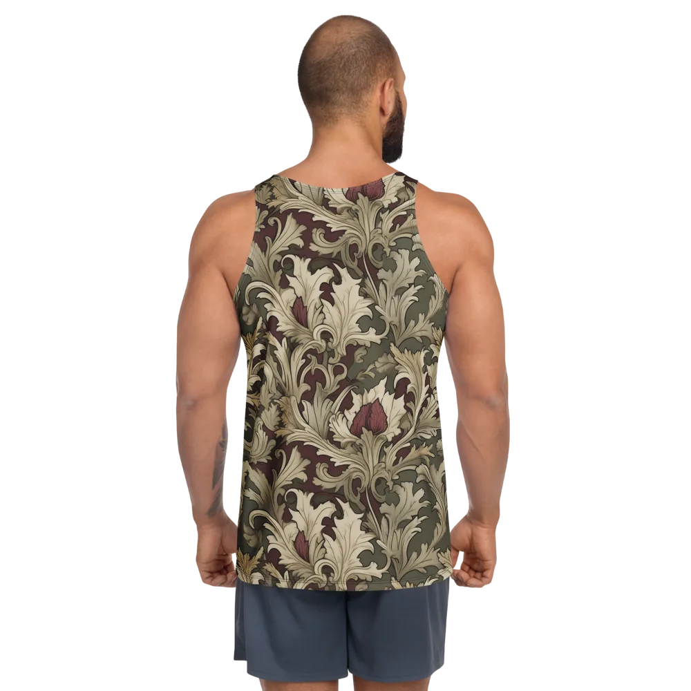 Baroque Verdure on Men's Tank Top — Back
