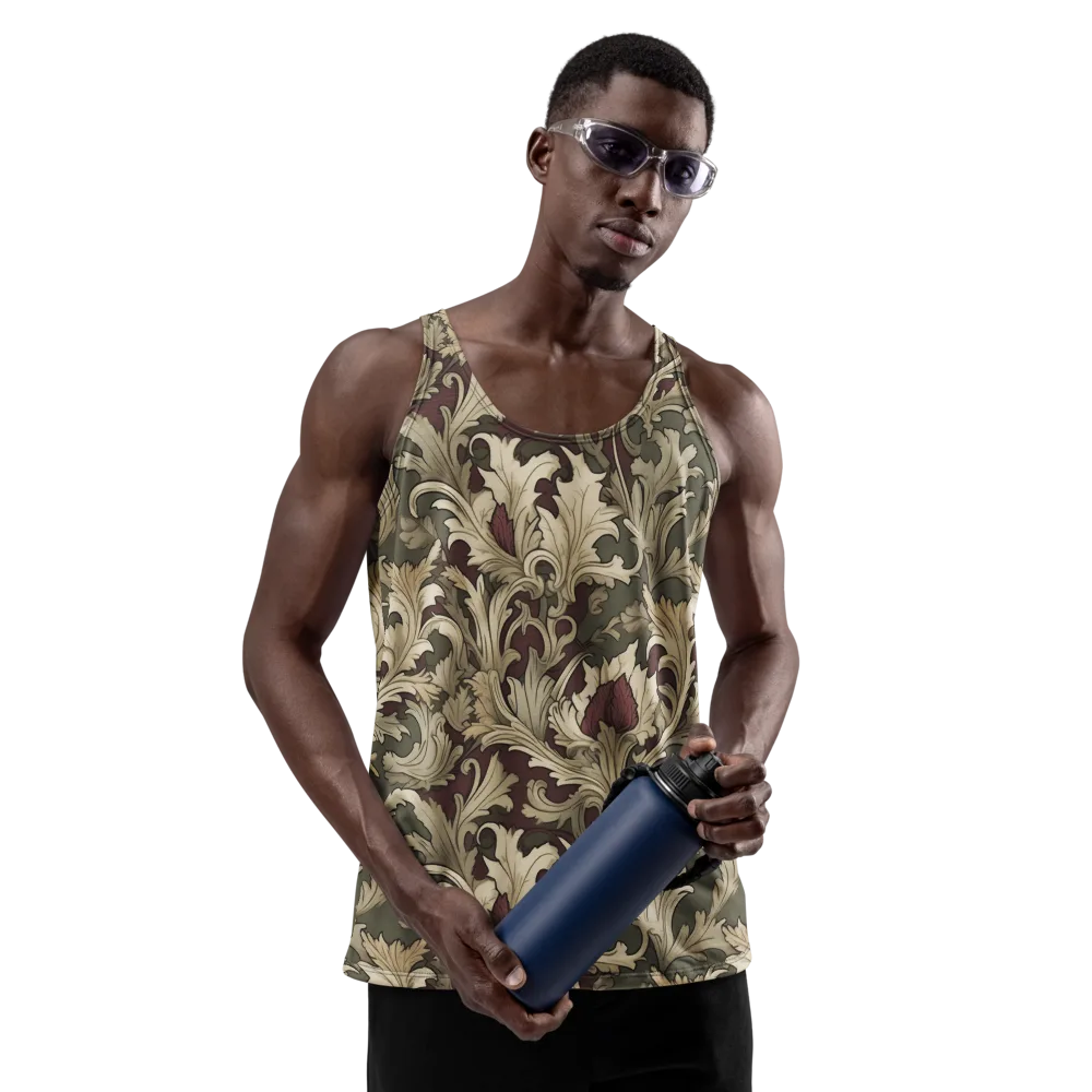 Baroque Verdure on Men's Tank Top — Front