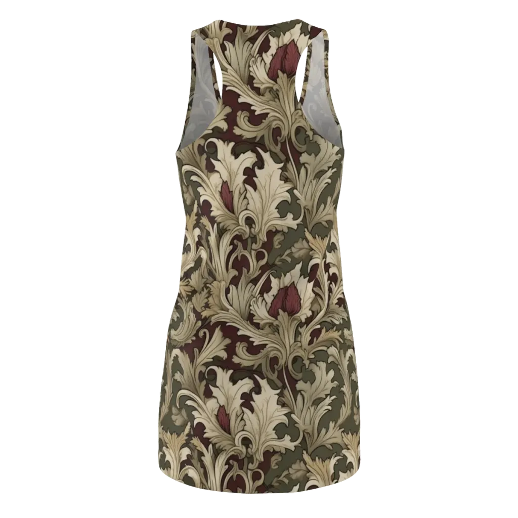 Baroque Verdure on Racerback Dress — Back