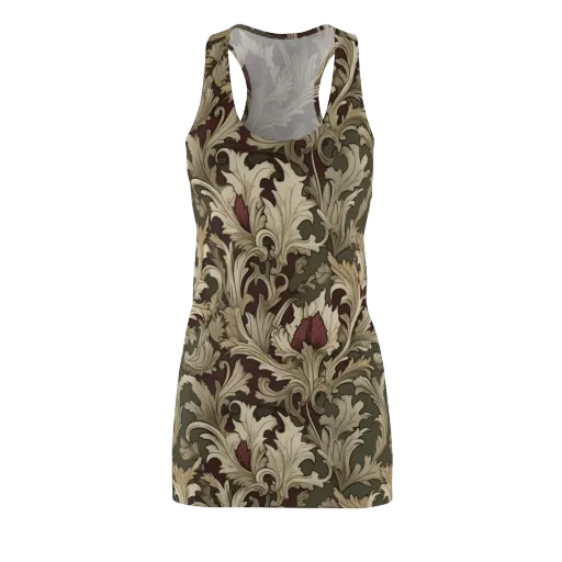 Baroque Verdure on a Racerback Dress