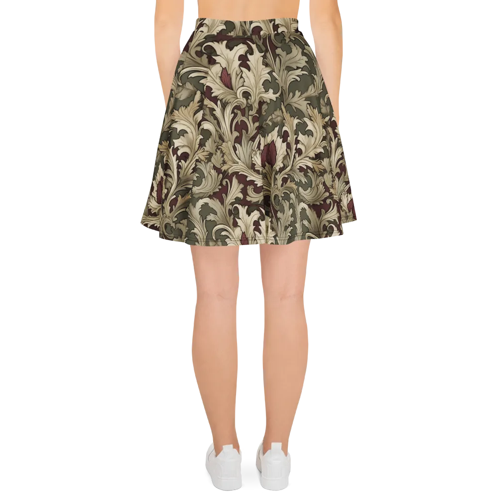 Baroque Verdure on Skater Skirt — Back