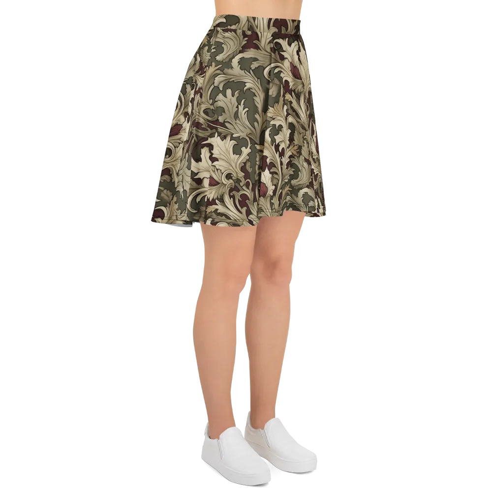 Baroque Verdure on Skater Skirt — Right
