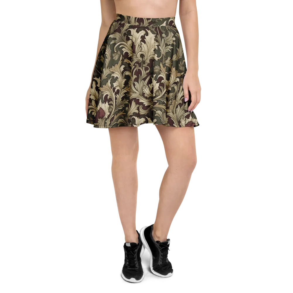 Baroque Verdure on Skater Skirt — Front