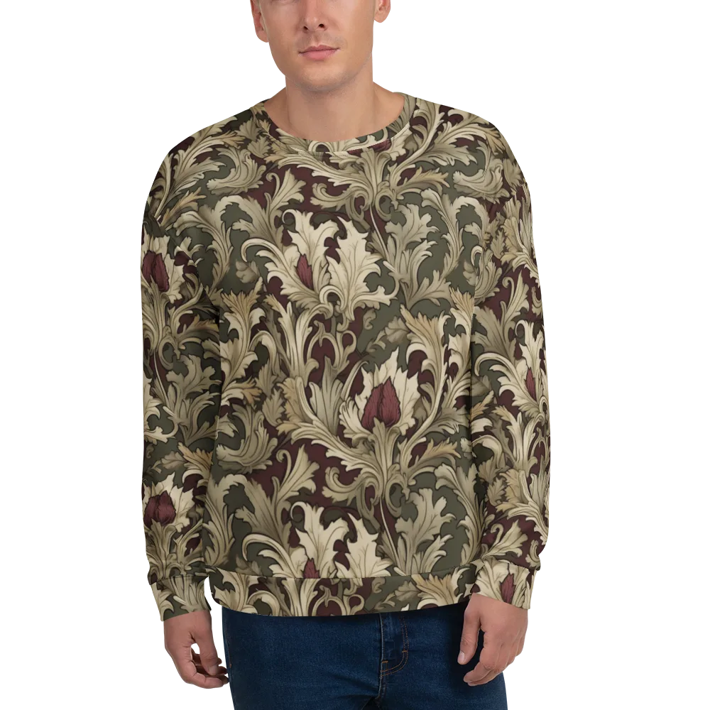 Baroque Verdure on Sweatshirt — Front