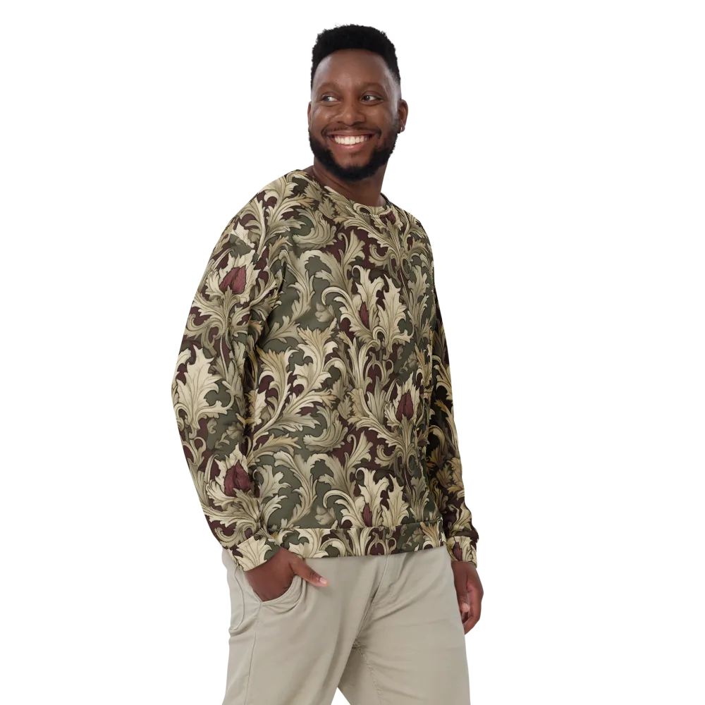 Baroque Verdure on Sweatshirt — Front