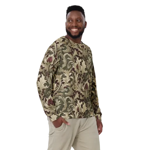 Baroque Verdure on a Sweatshirt