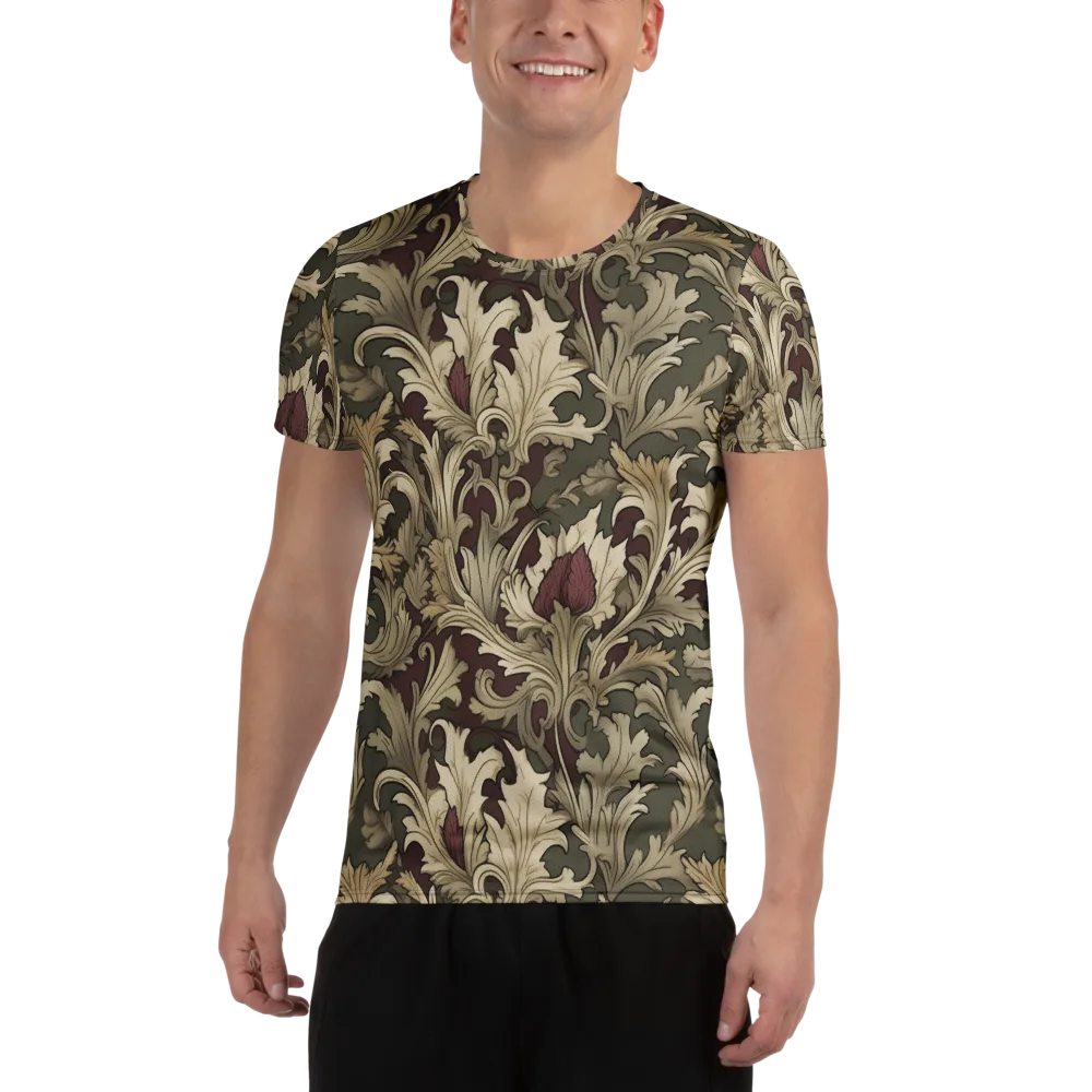 Baroque Verdure on Men's Athletic T-Shirt — Front