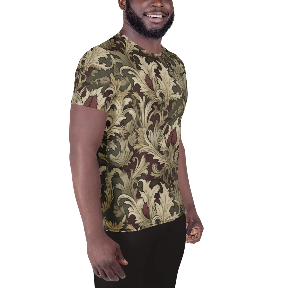 Baroque Verdure on Men's Athletic T-Shirt — Right
