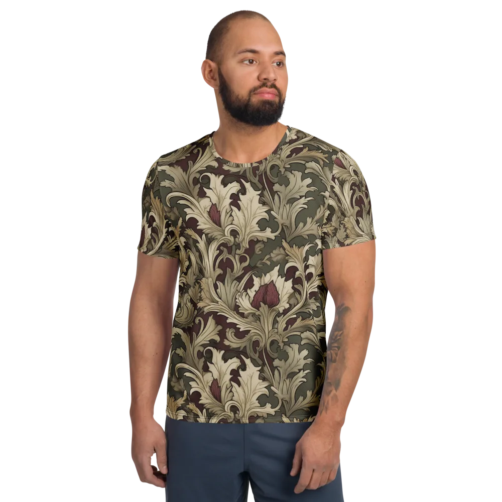 Baroque Verdure on Men's Athletic T-Shirt — Front
