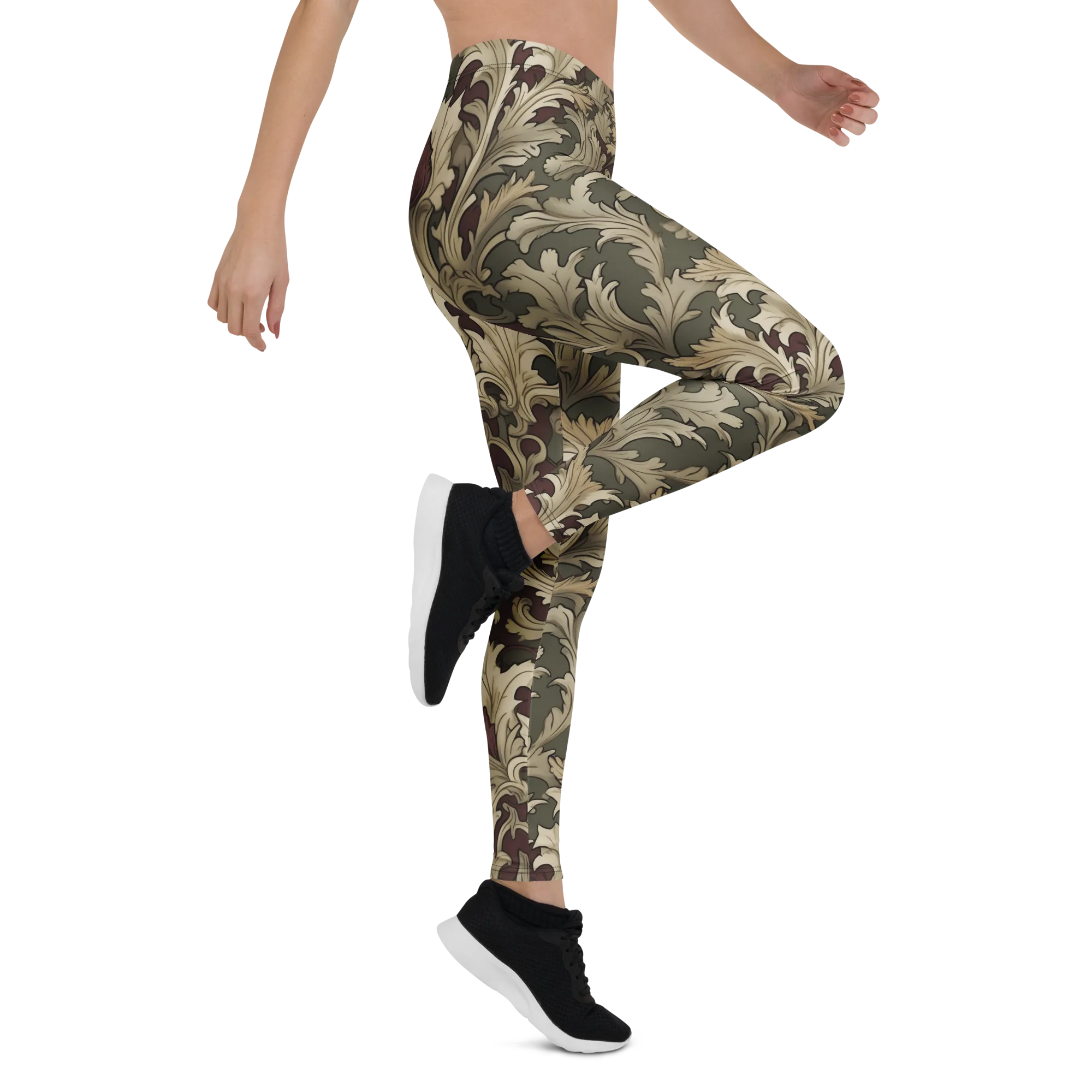 Baroque Verdure on Leggings — Right