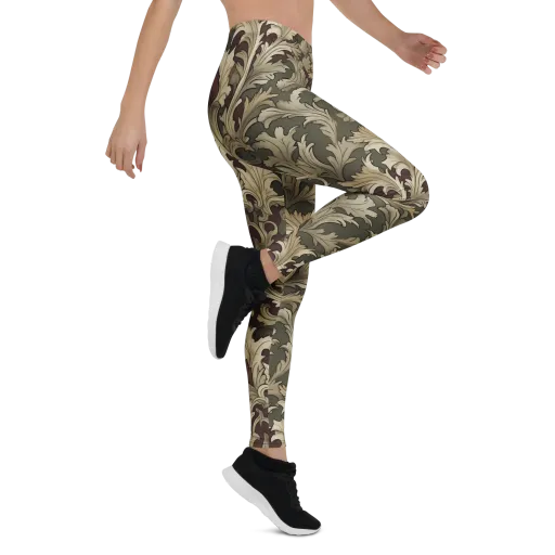 Baroque Verdure on a Leggings