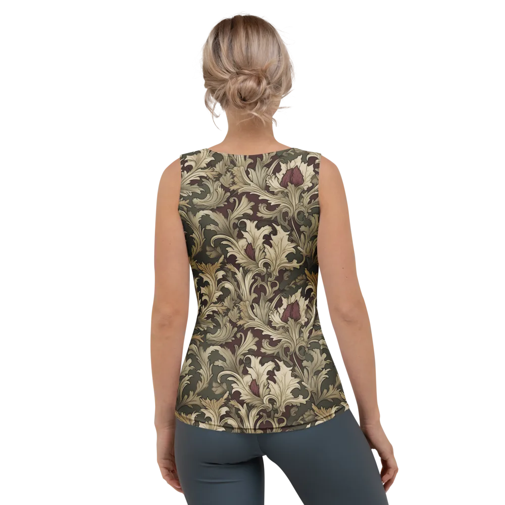 Baroque Verdure on Women's Tank Top — Back