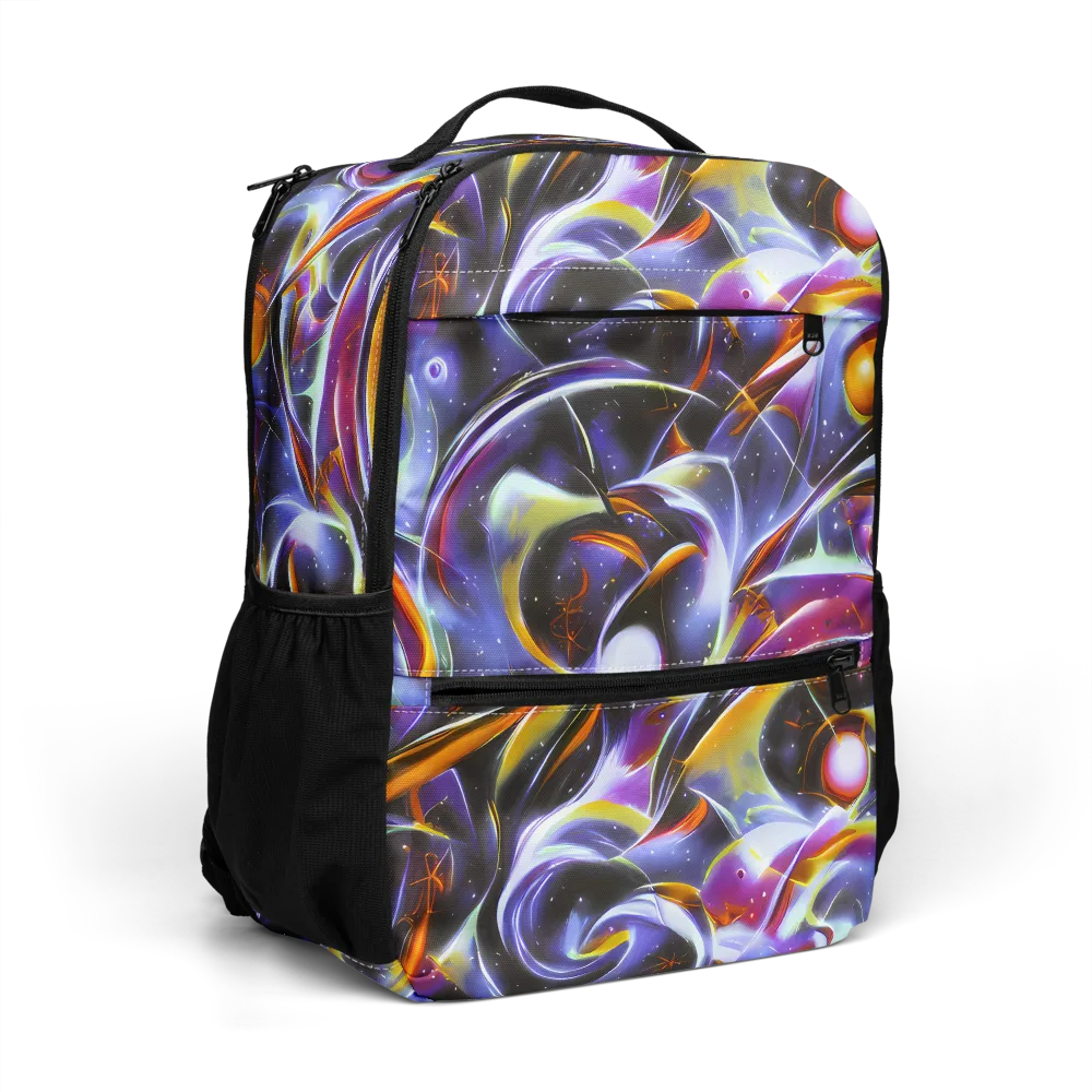 Nebula Flux on Utility Backpack — Right Front