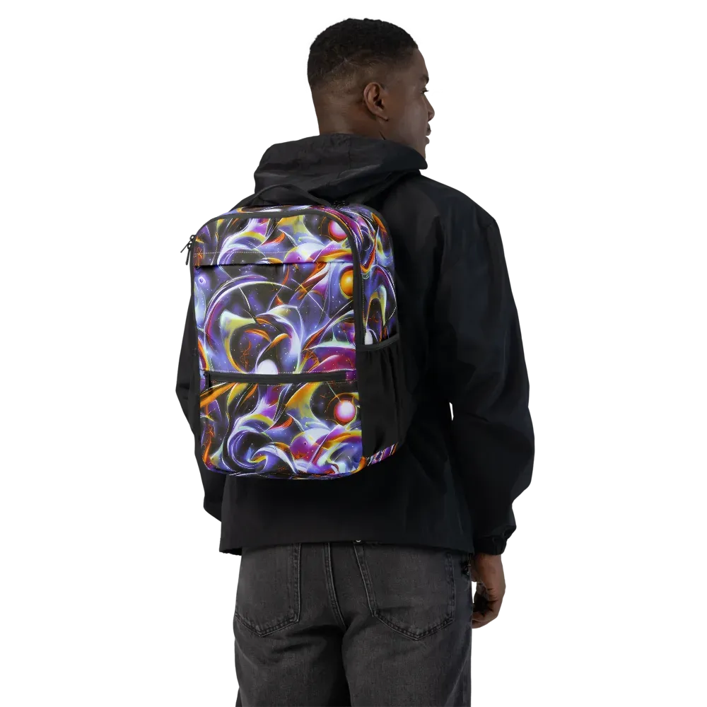 Nebula Flux on Utility Backpack — Back
