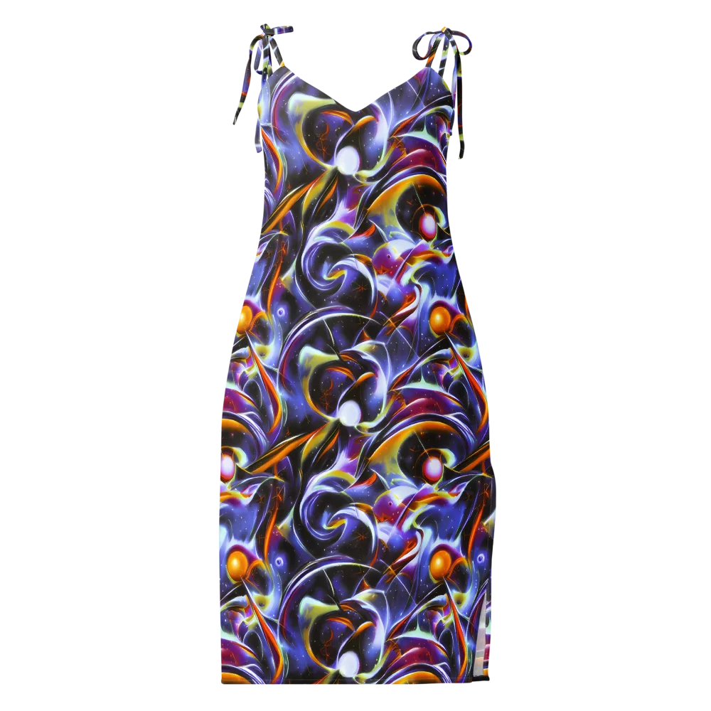 Nebula Flux on Slip Dress — Front