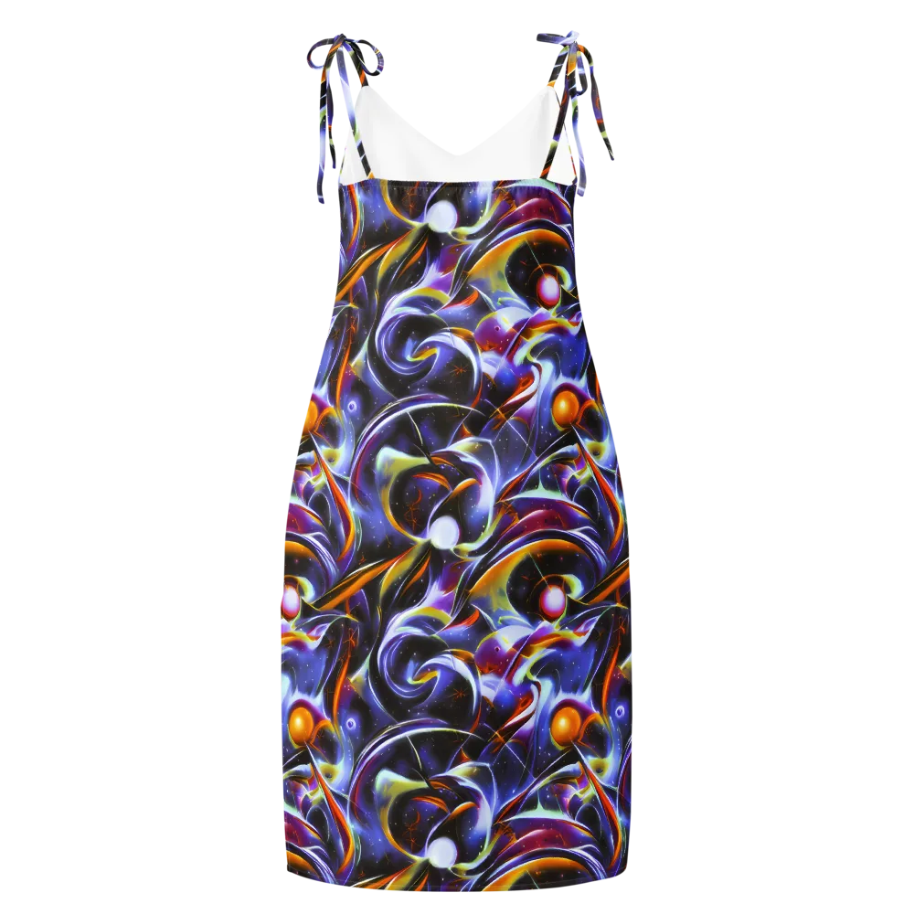 Nebula Flux on Slip Dress — Back