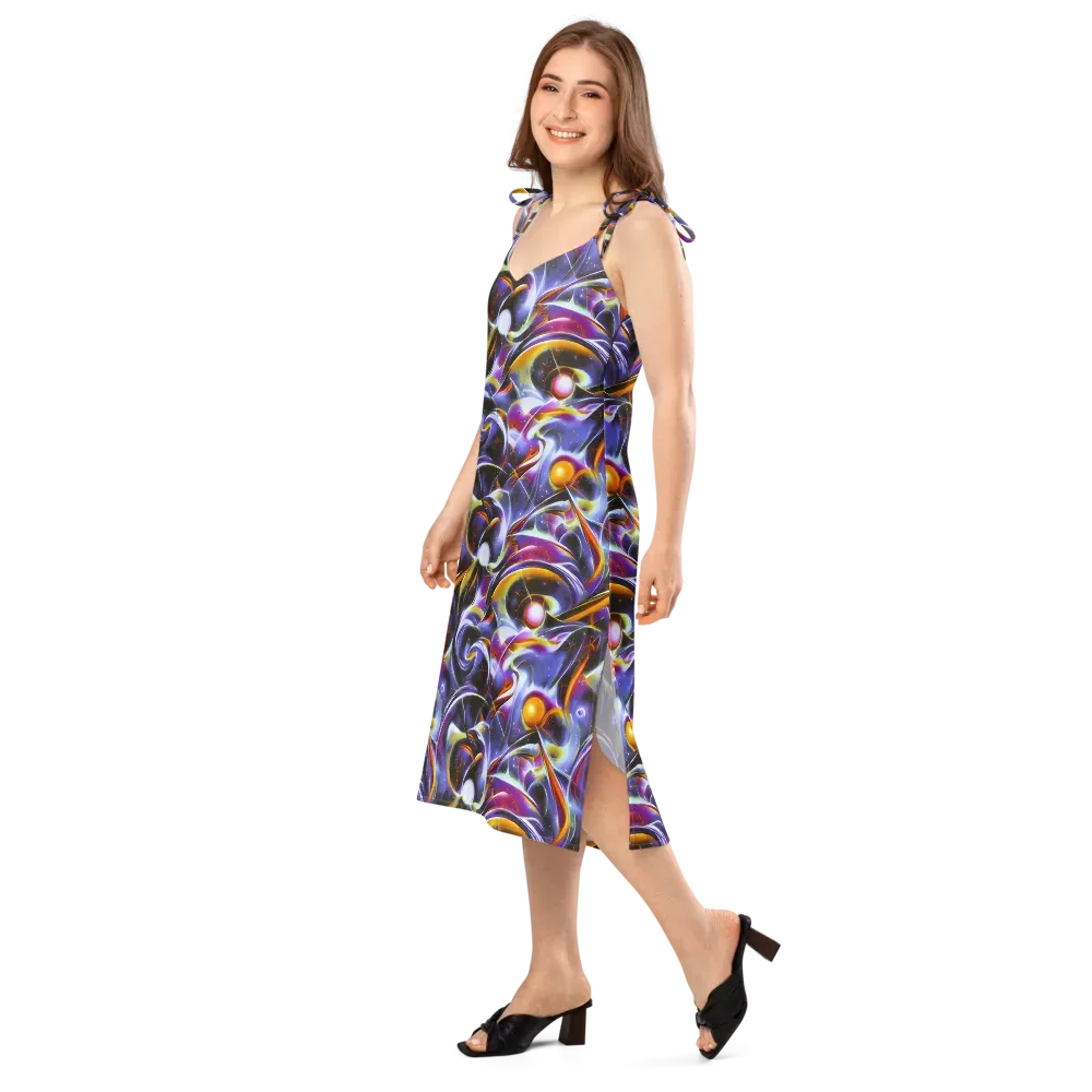 Nebula Flux on Slip Dress — Left Front