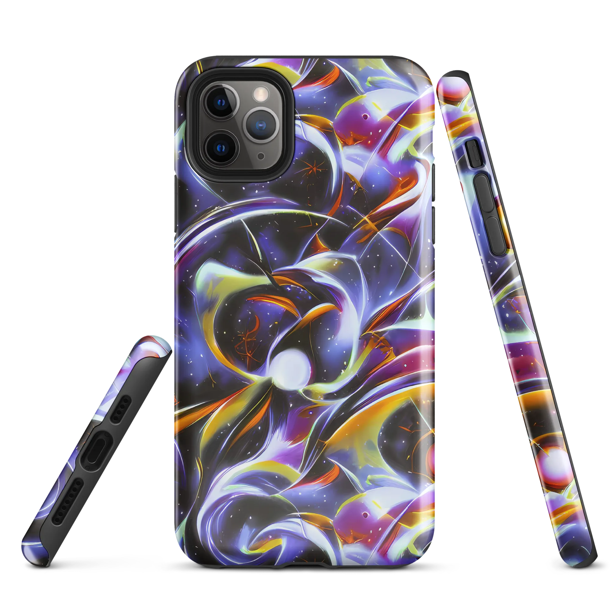 Nebula Flux on Tough Case for iPhone® — Front