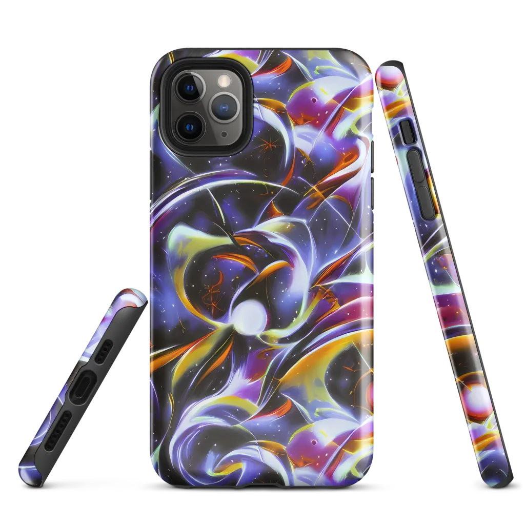 Nebula Flux on Tough Case for iPhone® — Front