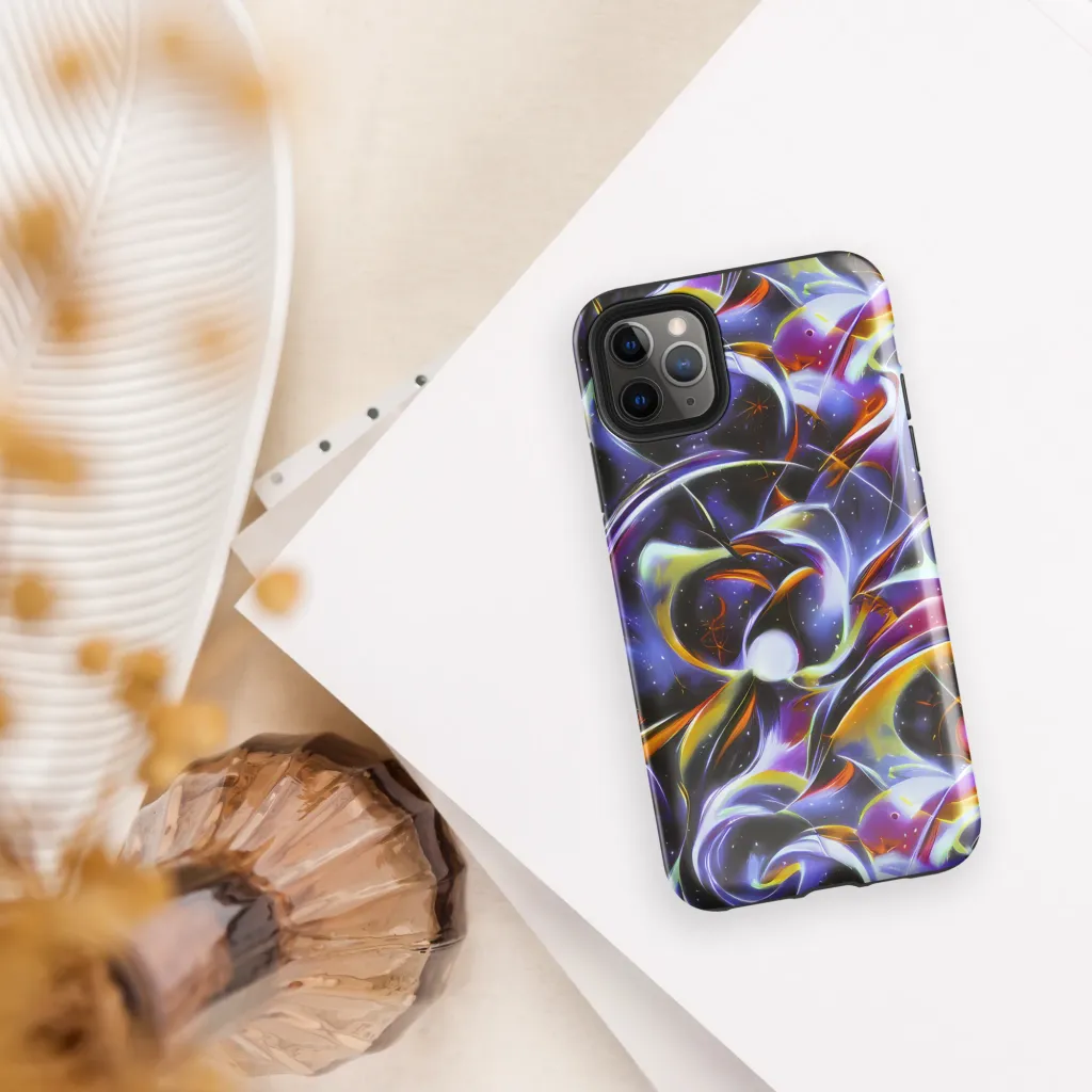 Nebula Flux on Tough Case for iPhone® — Front