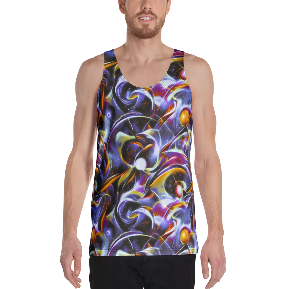 Nebula Flux on Men's Tank Top — Front