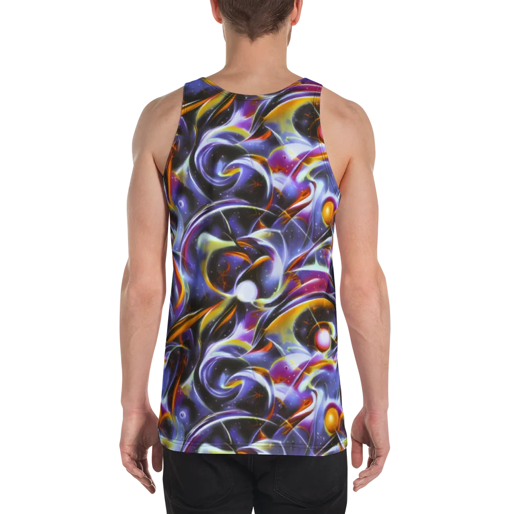 Nebula Flux on Men's Tank Top — Back