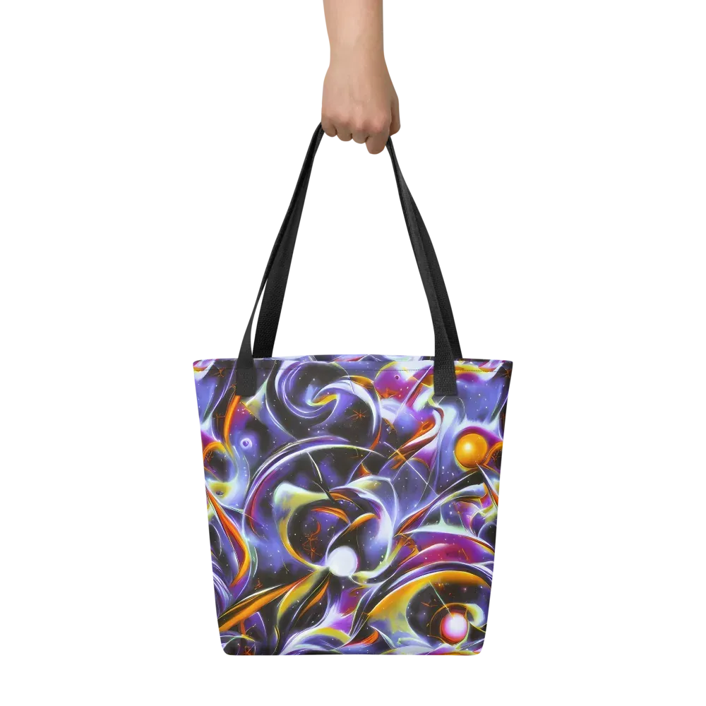 Nebula Flux on Tote Bag — Front