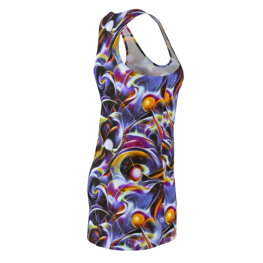 Nebula Flux on Racerback Dress — Back Side