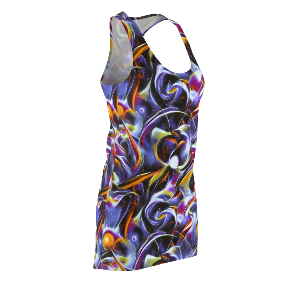 Nebula Flux on Racerback Dress — Front Side