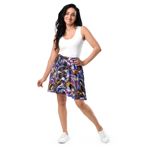 Nebula Flux on a Skater Skirt