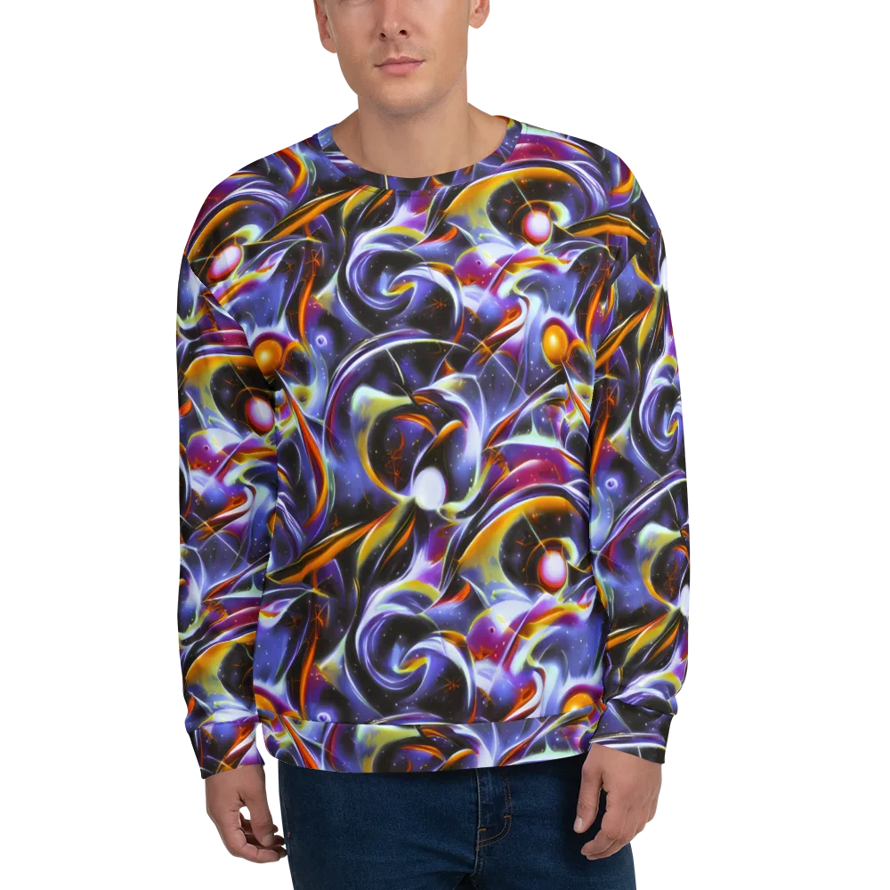 Nebula Flux on Sweatshirt — Front
