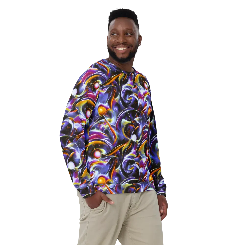 Nebula Flux on Sweatshirt — Front