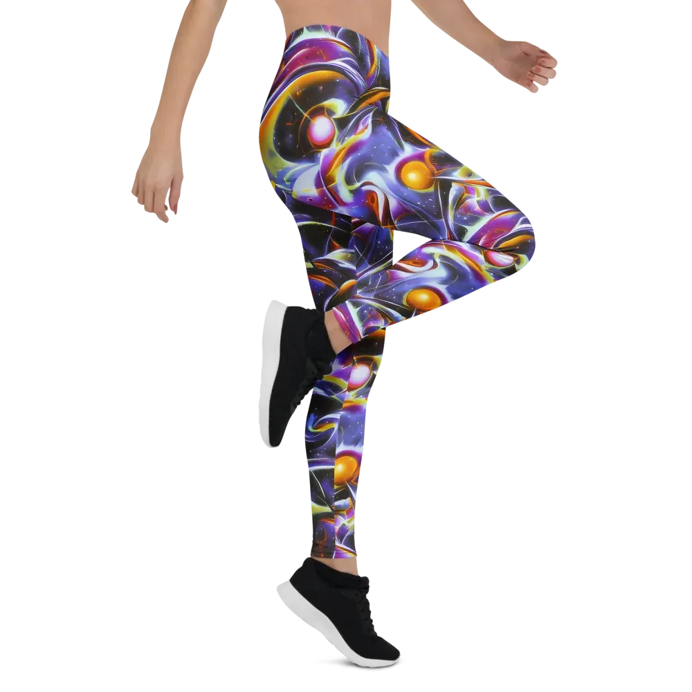 Nebula Flux on Leggings — Right