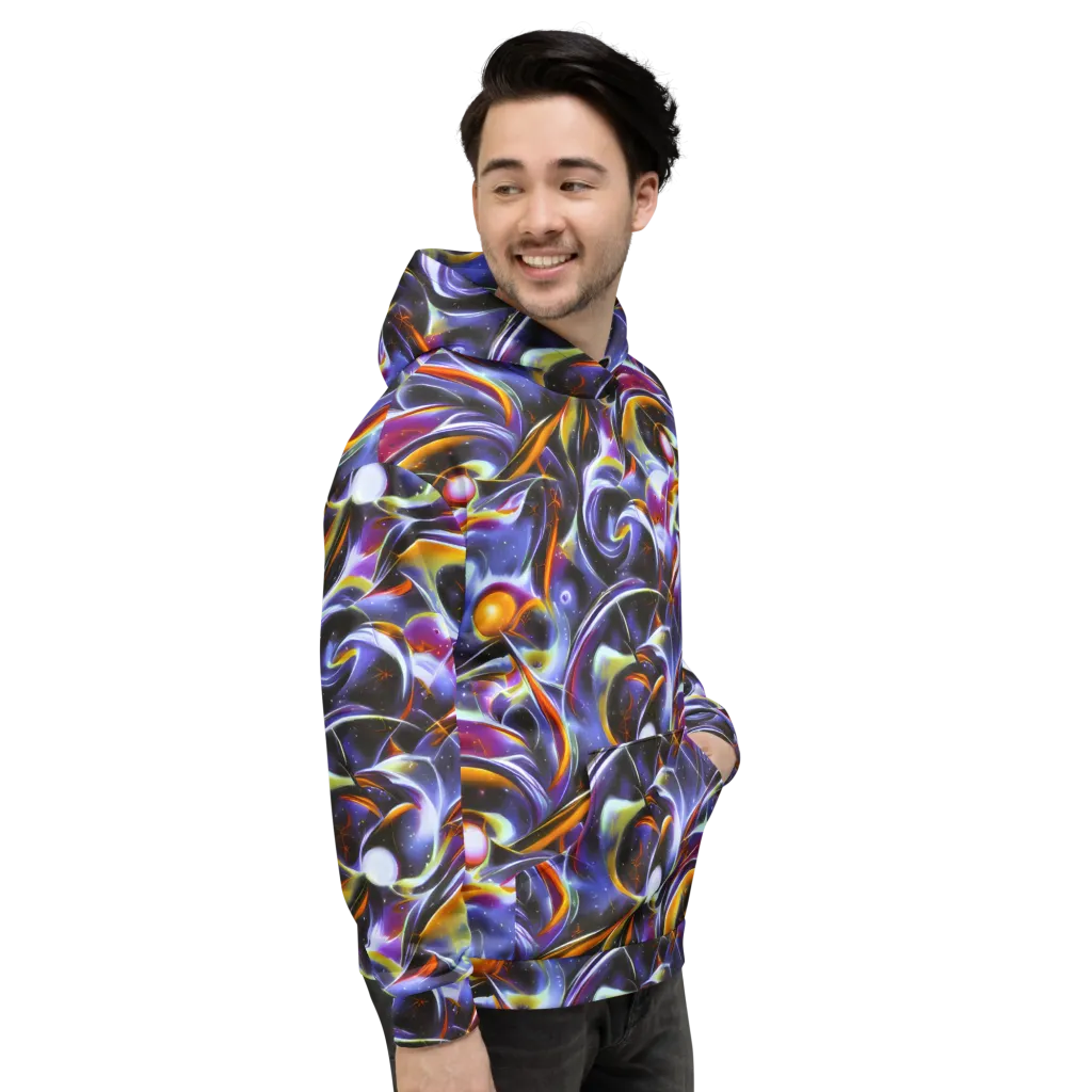 Nebula Flux on Hoodie — Right
