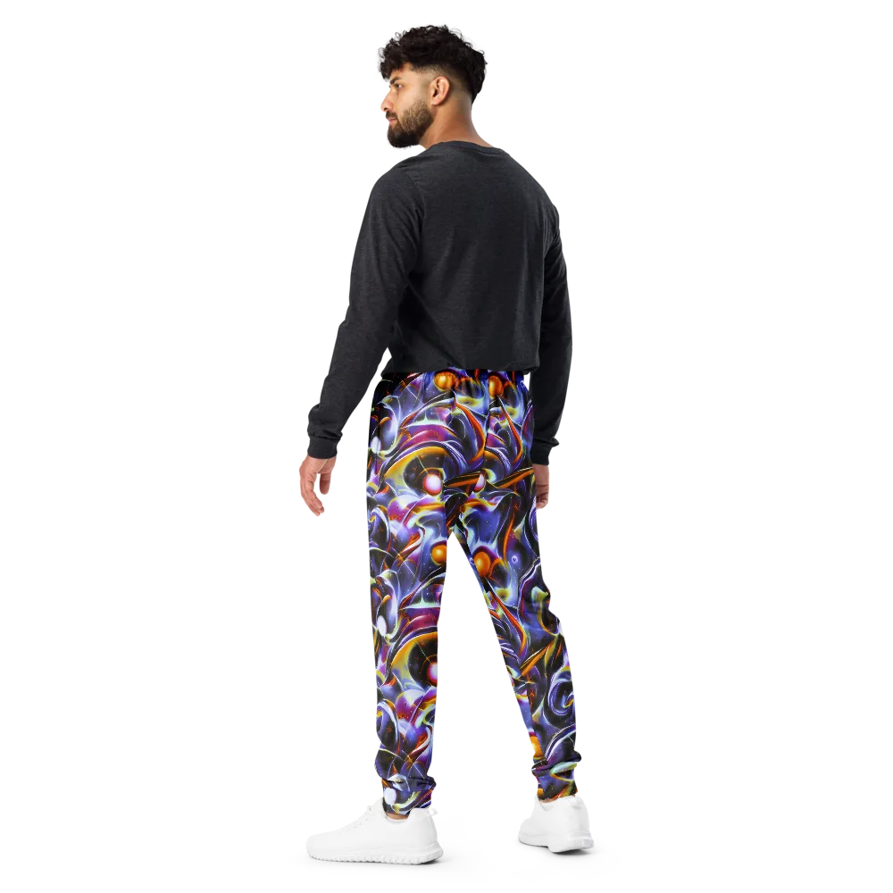 Nebula Flux on Men's Joggers — Back