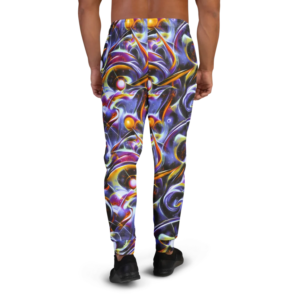 Nebula Flux on Men's Joggers — Back