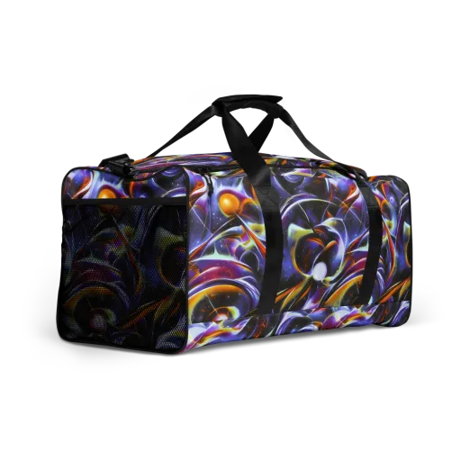 Nebula Flux on a Duffle Bag