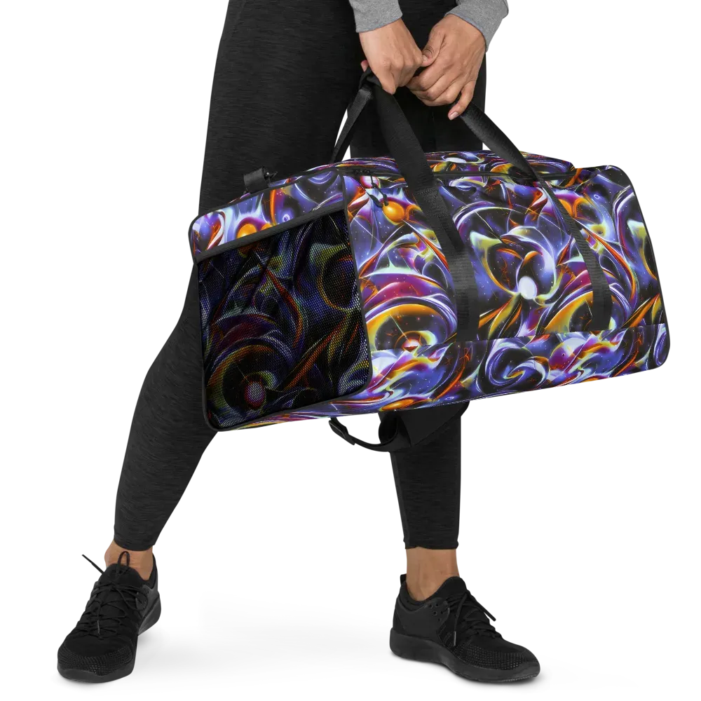 Nebula Flux on Duffle Bag — Right Front