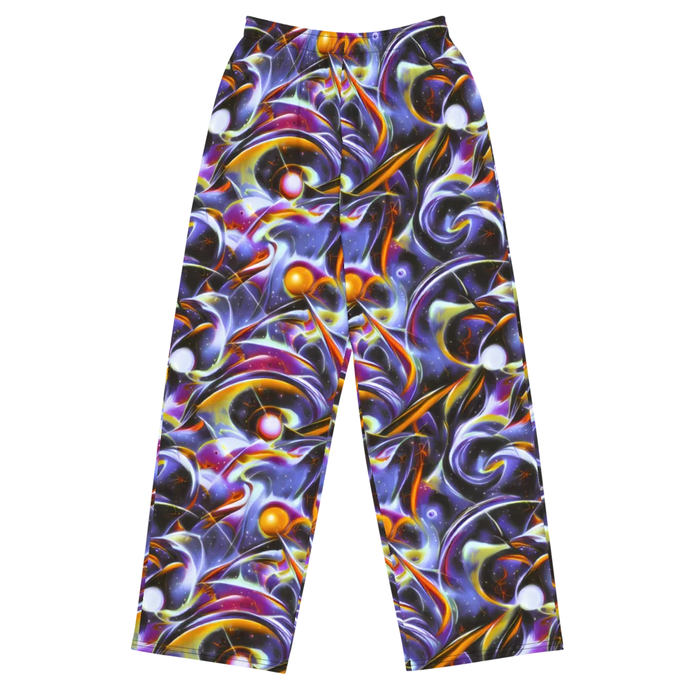 Nebula Flux on Wide-Leg Pants — Front