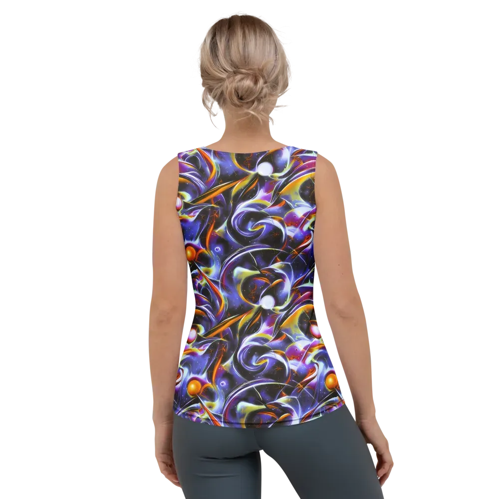 Nebula Flux on Women's Tank Top — Back